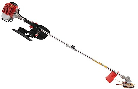Desbrozadora de gasolina 26 CCM 2800 – 3200 rpm desbrozadora desbrozadora deshierbe cortabordes con depósito de combustible de 1000 ml