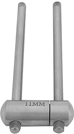 Huairdum CuesTip Press, Billard aus Edelstahl Pool Cues Tip Press Formwerkzeug 11/14MM Wartungszubehör für Snooker aus Edelstahl(11mm-#1)
