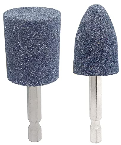 4-teiliges Schleifstein-Set aus Metall, Drehwerkzeug, Schleifstein, Radkopf mit 0,6 cm Schaft