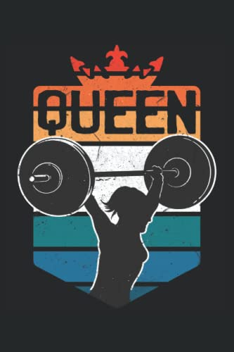 Gewichtheben Kraftsport Sport Fitness Queen Frau: Sport-Tagebuch, Notizbuch oder Fitnessplan für Trainer