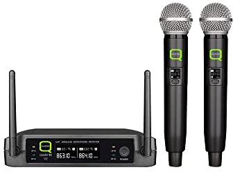 Q Audio QWM11 V2 Dual Wireless Handheld UHF 863.7/864.9MHz