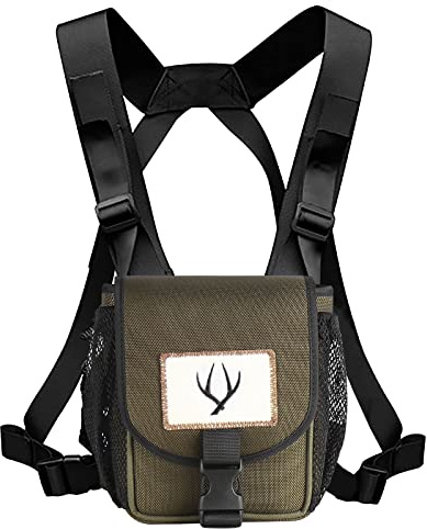 SOLOMARK Kikare Harness väska, justerbara kikarremmar och spännficka för kikare och monokulär och smartphone-adapter, andra tillbehör, Gul grön, Gulgrön