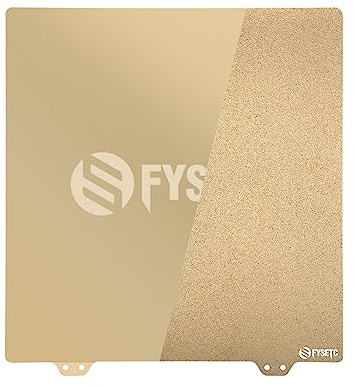 BCZAMD for Anycubi-Vype-r 3D Drucker Teile JanusBPS Bauplattform 265 x 250 mm, beidseitig bedruckt (PEI Pulver + glattes PEI) Ohne Magnetaufkleber, Federstahlblech, beheizte Bettfl?che¡