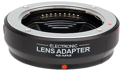 FOTGA AF Autofocus Lens Adapter for Olympus and Panasonic Four Thirds 4/3 Lens to Micro Four Thirds (MFT, M4/3) Mount Camera such as DMW-MA1 MMF-2 MMF-3 for GH4 GH5s GH6 E-PL5 E-PL9