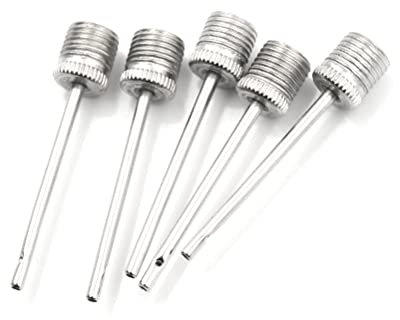 10 stücke Sport Ball Aufblasen Pumpe Nadel Edelstahl Pumpe Pin for Fußball Basketball Fußball Aufblasbare Luft Ventil Adapter