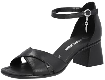 Remonte Damer D1k50 sandal med klack, Svart 00, 38 EU