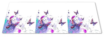 EHOMERY Mauspad Klein Bunt Mousepad XL Schmetterling Mauspad XXL Anime One Piece Mousepad Orientteppich Für Die Schreibtischdekoration - 1 Pack [30x80 cm]