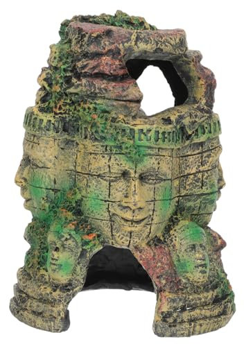 BELLIFFY Terrarium Décoratif pour Reptiles Cave Naturelle pour Lézards Et Petits Animaux Accessoires De Terrarium Forme De Refuge