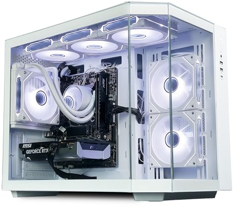 ionz Gaming PC Desktop | Ryzen 7 5800X | NVidia RTX 5070 | 32GB RAM | 1Tb NVME SSD | 120 AIOmm | 650W 80+ PSU | Windows 11 | WiFi - Apex | White