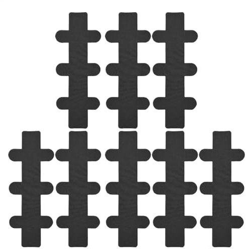 Bande de kinésiologie pour tendon d'Achille, bande de kinésiologie pour le sport, facile à appliquer, imperméable, 8 pièces, pour les muscles du tendon d'Achille