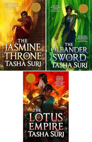 The Burning Kingdoms Series, 3 Books Collection Set, The Jasmine Throne, The Oleander Sword, The Lotus Empire, by Tasha Suri