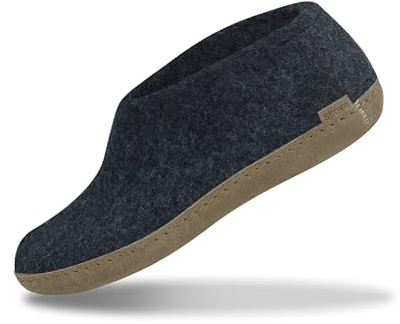 glerups dk A Shoes Mixte Adulte Pantoufles en Feutre,Chaussons, Bleu (Denim),39 EU