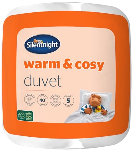 Silentnight Warm & Cosy Double 15 Tog Winter Duvet – Extra Warm Thick Heavyweight Cosy Winter Quilt Duvet Ideal for Cold Nights – Hypoallergenic and Machine Washable - Double - 200x200cm