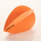 PerfectDarts 10 x Sets Raw100 Neon Orange Dart Flights Pear Shaped Tough Thick Flights