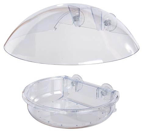 Small Window bird feeder - Jacobi Jayne® I Love Robins Window Feeder - Window bird feeder uk for small birds. Bird feeder for window with strong suction cups.