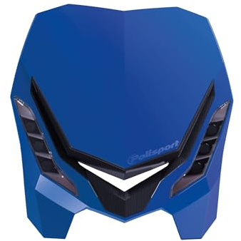 Polisport 8670800003 - Faro delantero E-BLAZE con lámpara LED compatible con todos los modelos de motocross/enduro en color azul