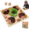 Wooden Sensory Training Toys - Hedgehog Shape Game Montessori Toys for Kids, Counting & Math Education Puzzle Gifts for Boys & Girls Aged 3+