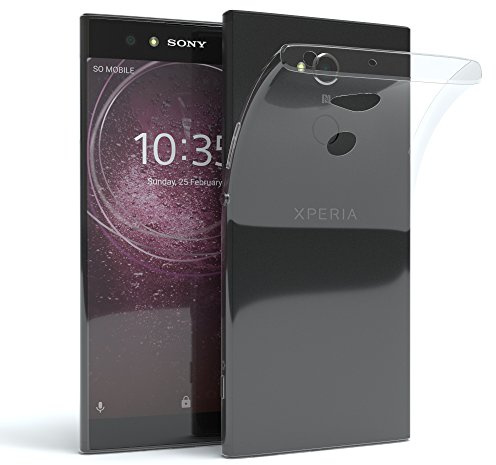 EAZY CASE Hülle kompatibel mit Sony Xperia XA2-Ultra Schutzhülle Silikon, Ultra dünn, Slimcover, Handyhülle, Silikonhülle, Backcover, Durchsichtig, Klar Transparent