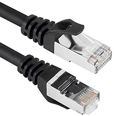 High Grade - Shielded Network Ethernet CAT 6a Cable - Backward Compatible - Up to 600MHz bandwidth - Moulded Snaggles RJ45 Connectors – For Hubs, Routers, Console and more - Length: 9.8ft / 3M