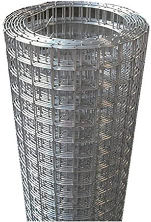 Bderkz Hardware-Tuch 39 Zoll X 66 Fuß Galvanisiertes Mehrzweckgewebe 1/2 Zoll Quadratische Öffnungen, Ideal für Hühnerstall, Dachrinnenschutz und Gartennutzung, 1 Rolle