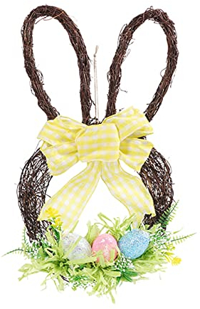 Osterdeko Blumen Kränze Türkranz Wandkranz Tür 2022 Sonnenblume Runde Waben Anhänger Biene Festival Weben Seil Handwerk Balkon Home Hanging Decor Ostern Deko Türkranz Osterkranz Haustür Frühling