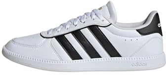 adidas Mujer Breaknet Sleek Shoes, FTWR White/Core Black/Gold Met., 36 2/3 EU