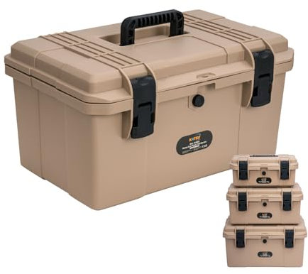 KATSU Tools Lot de 3 Boite À Outils en Plastique Robuste 15,6 + 17,7 + 19,7 Coffre à Outils Utilitaire Portable et Étanche avec Plateau Amovible pour Outils de Garage à Domicile