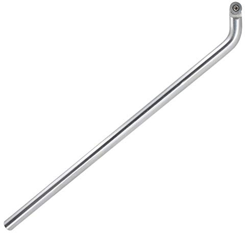 Cinceles , Herramienta de torneado de madera, barra de herramientas de acabado de torno de torneado de madera hueca con cuello de cisne de carburo con inserto de carburo redondo y un tornillo for afic