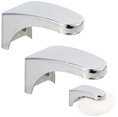 Fiyuer 2 Pezzi Porta Sapone Magnetico, Porta Saponetta Portasapone Magnetico per Bagno Cucina, Senza Foratura, Argenteo