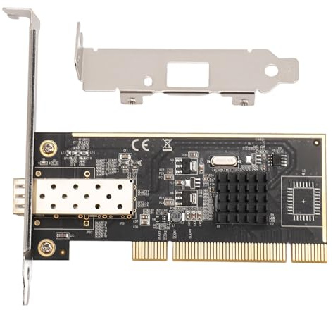 1000 Mbit/s PCI-SFP-Netzwerkkarte, Zuverlässige Verbindung, PCIe SFP-Glasfaser-Netzwerkkarte, PCI-Gigabit-Ethernet-LAN-Karte für Desktop-Computer mit Treiber, Schnelle Übertragung