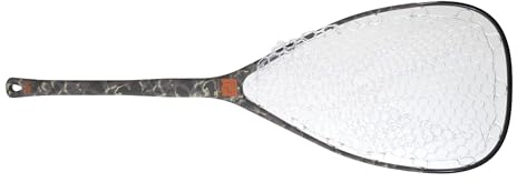fishpond Nomad Middle Fork Fly Fishing Net | Fly Fishing Landing Net | Mid-Length Fishing Net (Shadowcast Camo)
