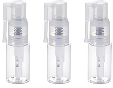 3 Pcs 35 ml Cake Glitter Dust Duster Sprayer Craft Pump Spray Bottle Empty Powder Spray Bottles Transparent Plastic Spray Bottles Portable Water Sprayer Bottle for Cakes Scrapbooking Cardmaking