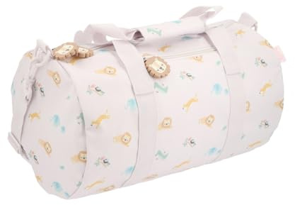 Tutete Bolsa de Deporte Infantil | Bolsa con Bandolera Ajustable y Bolsillo con Cremallera | Ligera y Lavable | Ideal para Deporte y Actividades extraescolares | Savannah