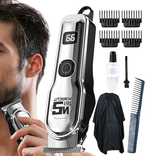 Ruwshuuk Tondeuse Cheveux,Tondeuses Électriques Sans Fil | Outil Silencieux Pour Crâne Rasé Avec Poignée Ergonomique Pour Débutants Et Hommes