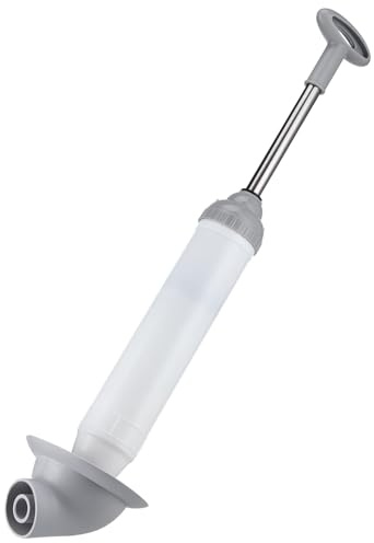 TOYANDONA Sturalavandini Ventosa ad Alta Pressione con Testa Curva Stantuffo WC in Acciaio Inossidabile e Premium Stura Tubo Scarico per Bagno e Cucina Sbloccaggio Rapido e Durevole