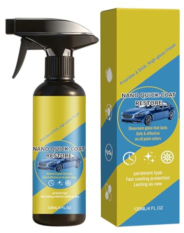 Spray Per Rivestimento Auto, Soluzione Di Manutenzione Affidabile, 120Ml, Agente Ad Alta Brillantezza Ad Azione Rapida, Spray Lucidante Per Auto, Soluzione Per Rimozione, PerAuto, Camion, Moto