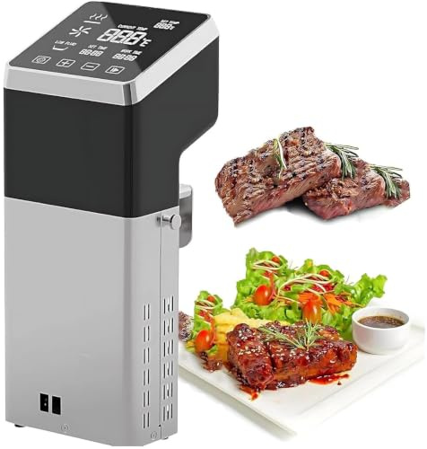 1600W Kommersiell Immersion Cirkulator 70L IPX8 Vattentät Precisions Sous Vide-maskin LCD-pekskärm Tyst drift för Restaurangkök Professionellt Matlagningsverktyg