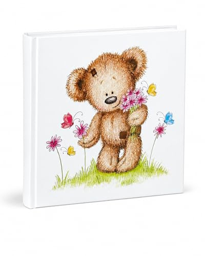 Cat & Bears Fotoalbum 30x30 cm 100 weiße Seiten Baby Kinder Foto Album Fotobuch: Farbe: Schmetterling