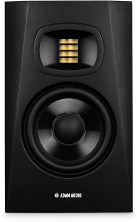 Adam Audio Moniteur de Studio T8V pour enregistrer, mélanger et maîtriser, Son de qualité Studio (Simple)