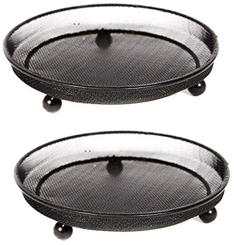 RUDDINGS WOOD Pack of 2 x Wild Bird Raised Metal Mesh Tray Ground Feeders