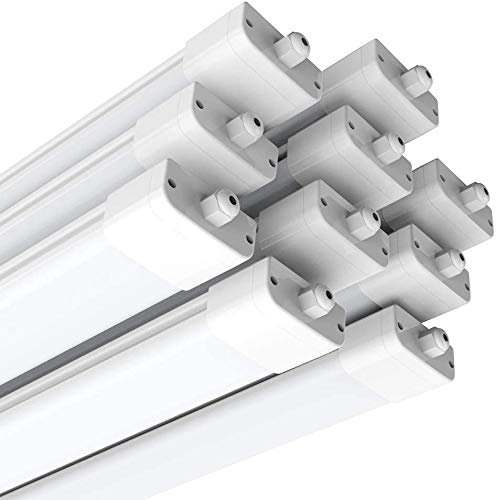 Anten 45W LED Feuchtraumleuchte 150cm für Keller, Garage, Innen- und Außenbeleuchtung | IP65 Wasserfest Kellerleuchte, Feuchtraumlampe in Kaltweiß 6000K, 10 Stücke