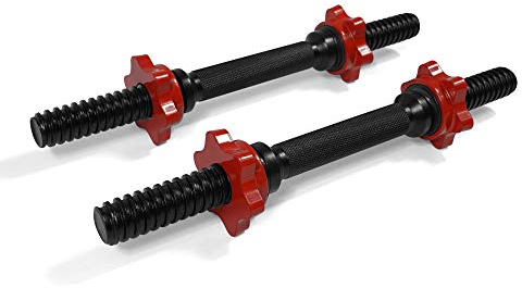 Yes4All LCR2 Kurzhantelstange, 2,5 cm x 35 cm, Schwarz (paar)