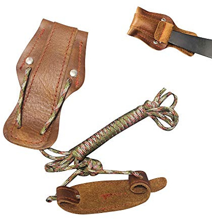 MILAEM Bow Stringer Cordes d'arc installent la Corde pour l'arc Classique Arc Long Accessoires de tir à l'arc (Marron)