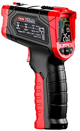 Infrarot Thermometer, Akozon TA601B Berührungsloses Digitales Temperaturmessgerät Temperaturmesser LCD Hintergrundbeleuchtung Alarmfunktion (-50°C a 680°C / -58~1056)