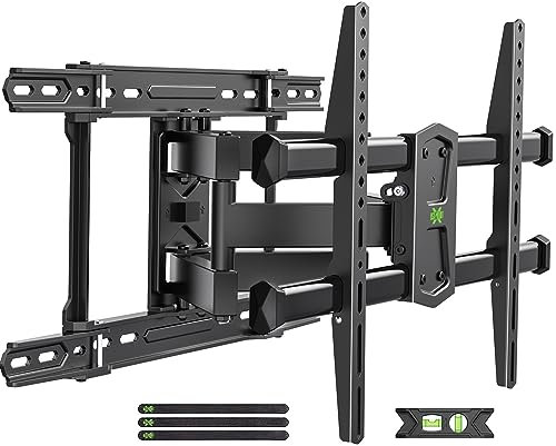 USX MOUNT UL Listed TV Wall Mount for 42-84 TVs up to 110lbs and 8-24 Wood Studs, TV Mount with Tilt, Swivel & Extension, Wall Mounts Bracket with Dual Articulating Arms, Max VESA 600x400mm