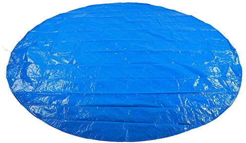 Round Pool Cover, 7ft 9ft 11ft 13ft 16ft Easy Set Pool Cover, Solar Dust Covers for Above Ground Pools with Drawstring, Pol-proof Cover(9ft)