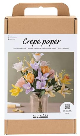 Kit de manualidades de papel crepé, 1 paquete
