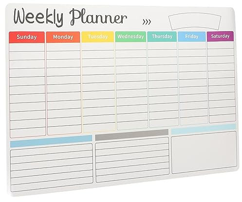MAGICLULU Magnetischer Kalender-whiteboard Abwischbarer Monatlicher Whiteboard-kalender Für Kühlschrank Kühlschrank-abwischkalender Mit Terminplanungs-whiteboard-funktion