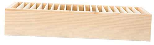 CIMAXIC Geschenkband-aufbewahrungsbox Holzbox Blumenverpackungsbandhalter-Organizer Band-Organizer Bastelbandhalter Geschenkbänder-aufbewahrung