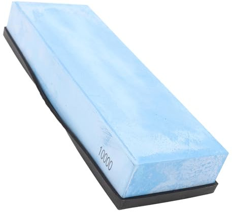 Pierre à Aiguiser les Couteaux de qualité Supérieure, Pierre à Eau Grain 1000/6000, Pierre à Aiguiser en poudre D'oxyde D'aluminium avec Base Antidérapante, Pierre à Polir